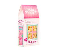 Popcorn Shed Pink Gin Gourmet Popcorn, Gift Box, Alcoholic Popcorn, Gluten Free, Natural, Vegan Movie Night Snack, 80 g
