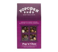 Popcorn Shed Pop N Choc Gourmet Popcorn (1 x 80g) - Chocolate Caramel Gourmet Popcorn, Easy & Low Calorie Snack, Perfect for Parties, Movie Nights & Gifting