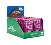 Popcorn Shed Pop N Choc Gourmet Popcorn (16 x 24g) - Chocolate Caramel Flavoured Gourmet Popcorn, Easy & Low Calorie Snack, Perfect for Parties, Movie Nights & Gifting