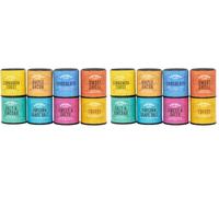 Popcorn Shed Popcorn Seasonings (8 Flavours) - Sweet and Savoury Popcorn Flavouring Variety Pack, Easy & Low Calorie Snack, Perfect for Parties, Movie Nights & Gifting (Pack of 2)