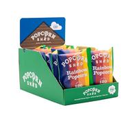 Popcorn Shed Rainbow Gourmet Popcorn (16 x 24g) - Multicoloured Vanilla Caramel Gourmet Popcorn, Easy & Low Calorie Snack, Perfect for Parties, Movie Nights & Gifting