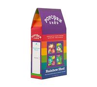 Popcorn Shed Gourmet, Gluten Free, Natural, Vegetarian Movie Night Snack, Multicoloured, Vanilla Rainbow, 80 g