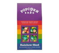 Popcorn Shed Rainbow Shed Gourmet Popcorn (1 x 80g) - Multicoloured Vanilla Caramel Gourmet Popcorn, Easy & Low Calorie Snack, Perfect for Parties, Movie Nights & Gifting