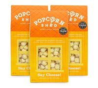 Popcorn Shed Say Cheddar Cheese Gourmet Popcorn (3 x 80g) - Cheddar Cheese Gourmet Popcorn, Easy & Low Calorie Snack, Perfect for Parties, Movie Nights & Gifting