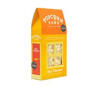 Popcorn Shed Say Cheese! Gourmet Popcorn, 1 x 60g Gift Box, Gluten Free, Natural, Vegetarian, Sugar Free Movie Night Snack, Yellow