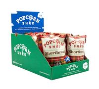 Popcorn Shed Shortbread Gourmet Popcorn Gluten Free (16 x 24g) - Chocolate Caramel Flavoured Popcorn with Shortbread Crumb, Easy & Low Calorie Snack, Perfect for Parties, Movie Nights & Gifting