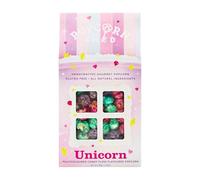 Popcorn Shed Unicorn Gourmet Popcorn, Gift Box, Multicoloured Candy Floss Caramel Popcorn, Natural and Gluten Free Movie Night Snack, 80 g