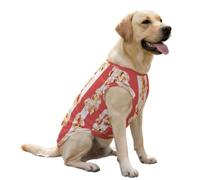 Popcorn Stripes Pattern Dog Clothes Ice Silk Sleeveless Pet Vest Breathable Shirts for Large Dogs Cat 3XL