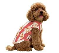 Popcorn Stripes Pattern Dog Clothes Ice Silk Sleeveless Pet Vest Puppy Breathable Shirts for Small Dogs Cat M