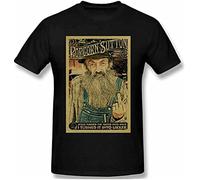 Popcorn Sutton Men T Shirt Father's Mother's Day Tee Vintage Gift for Men Black