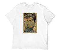 Popcorn Sutton T Shirt Funny Birthday Tee Vintage Gift Men White L