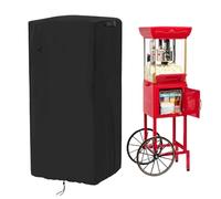Popcorn Trolley Cover, Dustproof Windproof Waterproof 420D Cover for Apparatus - Popcorn Cart Protector Dust Protection - For Outdoor Sun Snow Dirty Rain