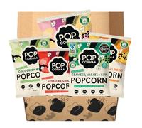PopCornaa Asian Fusion Popcorn Taster Box | Award-Winning Vegan Popcorn Variety Pack | 5 Unique Flavours | Dairy-Free & Nut-Free Snack Gift