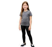 PopCouture Girls Premium Dance & Gymnastics Sports Activewear Leggings Black 9-10 Years