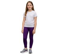PopCouture Girls Premium Dance & Gymnastics Sports Activewear Leggings Purple 12-13 Years