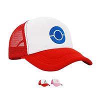 PopCrew Embroidered Team Trainer Hat for Anime Cosplay Costume, Trucker, Snapback Cap, Blue, One Size