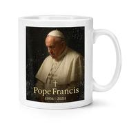 Pope Francis 1936-2025 10oz Mug Cup RIP Catholic Church Religious Commemorative