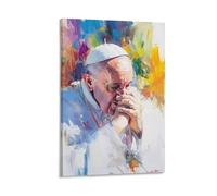 Pope Francis Poster Art Wallpaper Painting (12) Picture Print Wall Art Poster Painting Canvas Posters Artworks Room Aesthetic 20x30inch(50x75cm)