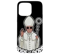 Pope Is Dope Cartoon Religious Humor For Christianity Case for iPhone 15 Pro Max
