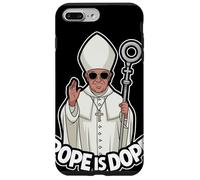 Pope Is Dope Cartoon Religious Humor For Christianity Case for iPhone 7 Plus/8 Plus