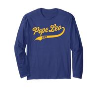 Pope Leo 14 Classic Baseball Design Long Sleeve T-Shirt