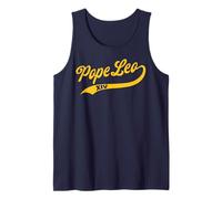 Pope Leo 14 Classic Baseball Design Tank Top