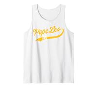 Pope Leo 14 Classic Baseball Design Tank Top