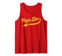 Pope Leo 14 Classic Baseball Design Tank Top