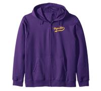 POPE LEO 14 Classic Baseball Design Zip Hoodie