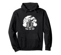 Pope Leo 14, Pope Leo XIV, American Flag Sunset Pullover Hoodie