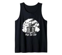 Pope Leo 14, Pope Leo XIV, American Flag Sunset Tank Top