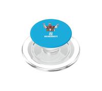 Pope Leo XIV “AI For Humanity" - MAGNIFICA HUMANITAS PopSockets PopGrip for MagSafe