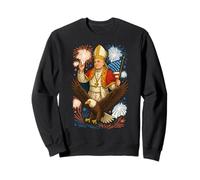 Pope Leo XIV American Made Papacy Funny American Pope Design Sweatshirt