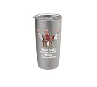 Pope Leo XIV “Don't Build Another Babel. Build Jerusalem Stainless Steel Insulated Tumbler
