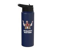 Pope Leo XIV “Humanity Matters - MAGNIFICA HUMANITAS Stainless Steel Insulated Water Bottle