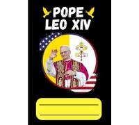 Pope Leo XIV notebook, Habemus Papam, Catholic, Pope Leo XIV softcover notebook, 120 line pages