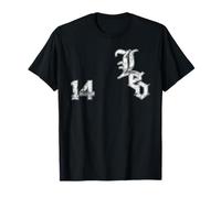 Pope Leo XIV of Chicago Sports Jersey Number 14 Distressed T-Shirt