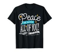 Pope Leo XIV Peace Be w All of You Catholic Church Quote Value Graphic T-Shirt