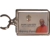 Pope Leo XIV Robert Francis Prevost memory vatican memorial keyring Keychain handmade souvenir gift ideas New Pope