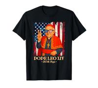 Pope Leo XIV Tee 4th of July America USA Flag T-Shirt