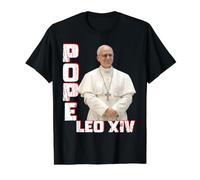 Pope Leo XIV Value Graphic T-Shirt, Men, Black, S