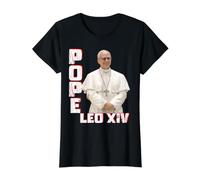 Pope Leo XIV Value Graphic T-Shirt, Women, Black, M