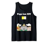 Pope Leo XIV Vatican City souvenir St Peters Square Vatican Tank Top