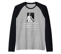 Pope Pius X Vintage Religious Quote Graphic for Catholic Raglan Baseball Tee