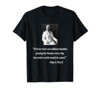 Pope Pius X Vintage Religious Quote Graphic for Catholic T-Shirt