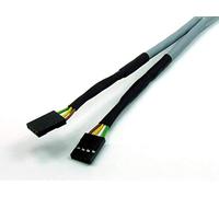 POPESQ® 1 pcs. x Cable Dupont Female - Female 30cm Long 4 way 0.25mm² Stranded Super Flexible Motor Sensor CNC 3D Printer for Power chain #A2573