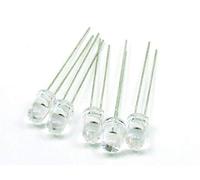 POPESQ® 5 pcs. x LED 12V 5mm 1560mcd Yellow Transparent #A2626