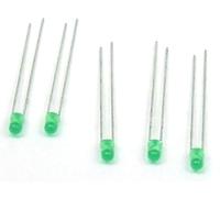 POPESQ® - 5 Pcs. x LED 3mm 12V Green - !! NO RESISTOR NEEDED !! Round #A473