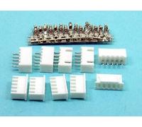 POPESQ® 5 pcs. x Socket with Plug with Crimpcontacts 2.54mm 5 way Straight KB254#A2321