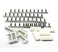 POPESQ® 5 pcs. x Socket with Plug with Crimpcontacts 2mm 8 way Straight KB20#A2148